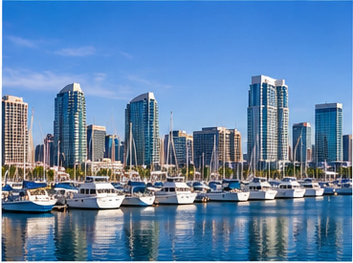 Southern California coast representing San Diego market