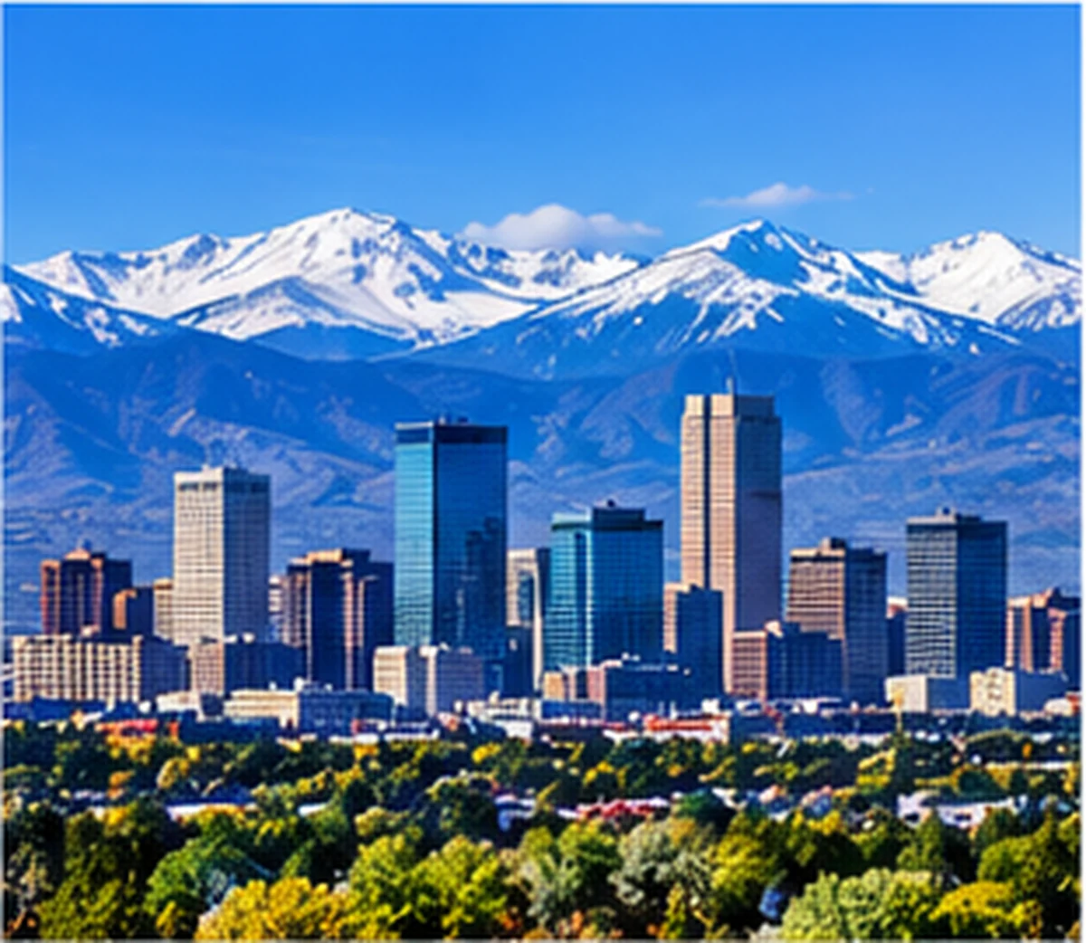 Denver Colorado skyline and Front Range market